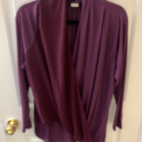 VENUS Deep Purple Blouse - Picture 3 of 4